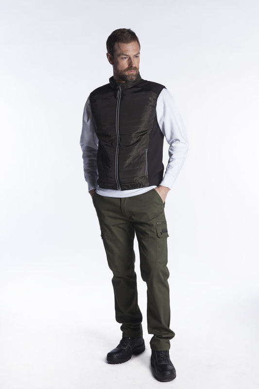 Γιλέκο δύο υλικών 521 (+OVERSIZE)